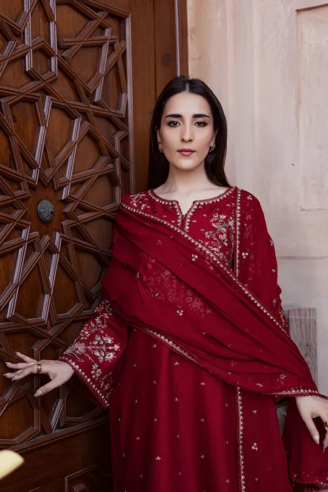 UNSTITCHED | EMBROIDERED 3 PIECE