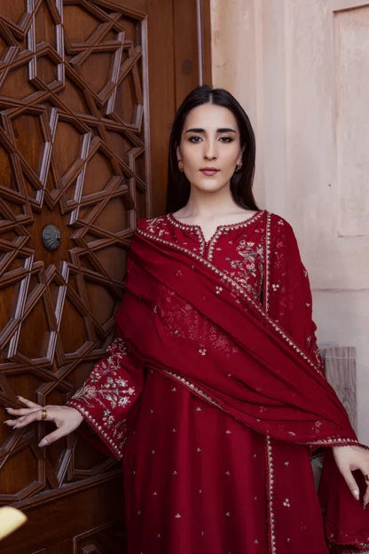 UNSTITCHED | EMBROIDERED 3 PIECE