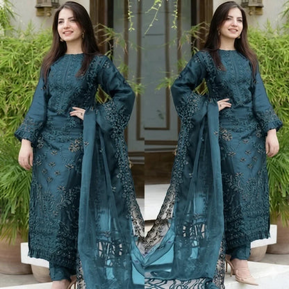 SIGNATURE LAWN EMBROIDERED 3PC SUIT