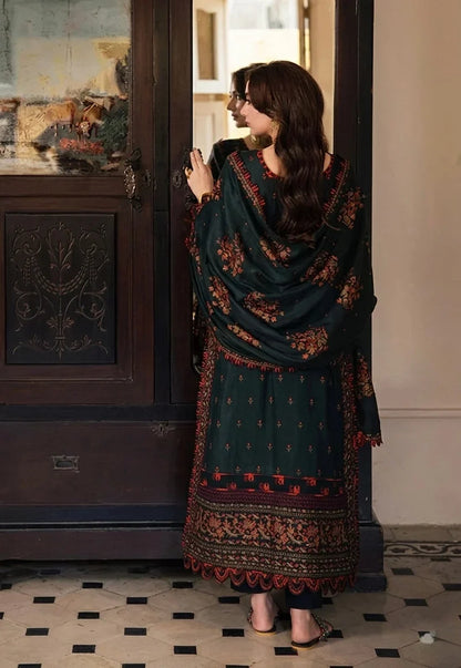 3PC LAWN EMBROIDERED SHIRT WITH ORGANZA EMBROIDERED DUPATTA
