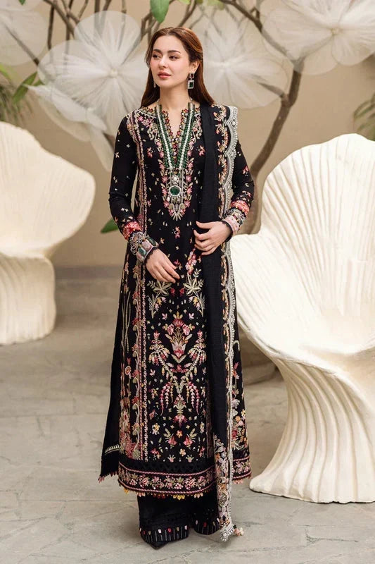 SUMMER ELEGANCE 3PC EMBROIDERED COTTON SUIT