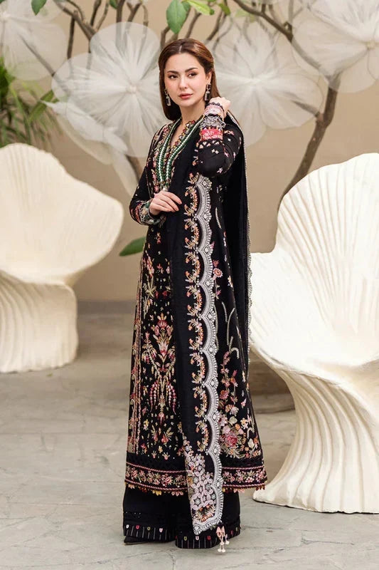 SUMMER ELEGANCE 3PC EMBROIDERED COTTON SUIT