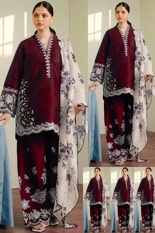 EXCLUSIVE 3PC DIGITAL PRINT LAWN ENSEMBLE