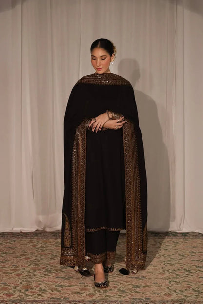 MAHAY KAMAL DHANAK EMB 3PC SUIT