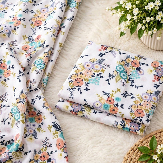 🌸FLORAL PRINTS – 2 PCS UNSTITCHED🌸