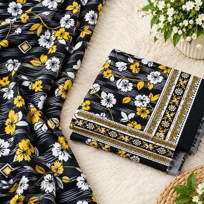 🌸FLORAL PRINTS – 2 PCS UNSTITCHED🌸