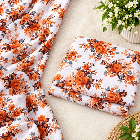 🌸FLORAL PRINTS – 2 PCS UNSTITCHED🌸