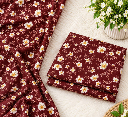🌸FLORAL PRINTS – 2 PCS UNSTITCHED🌸