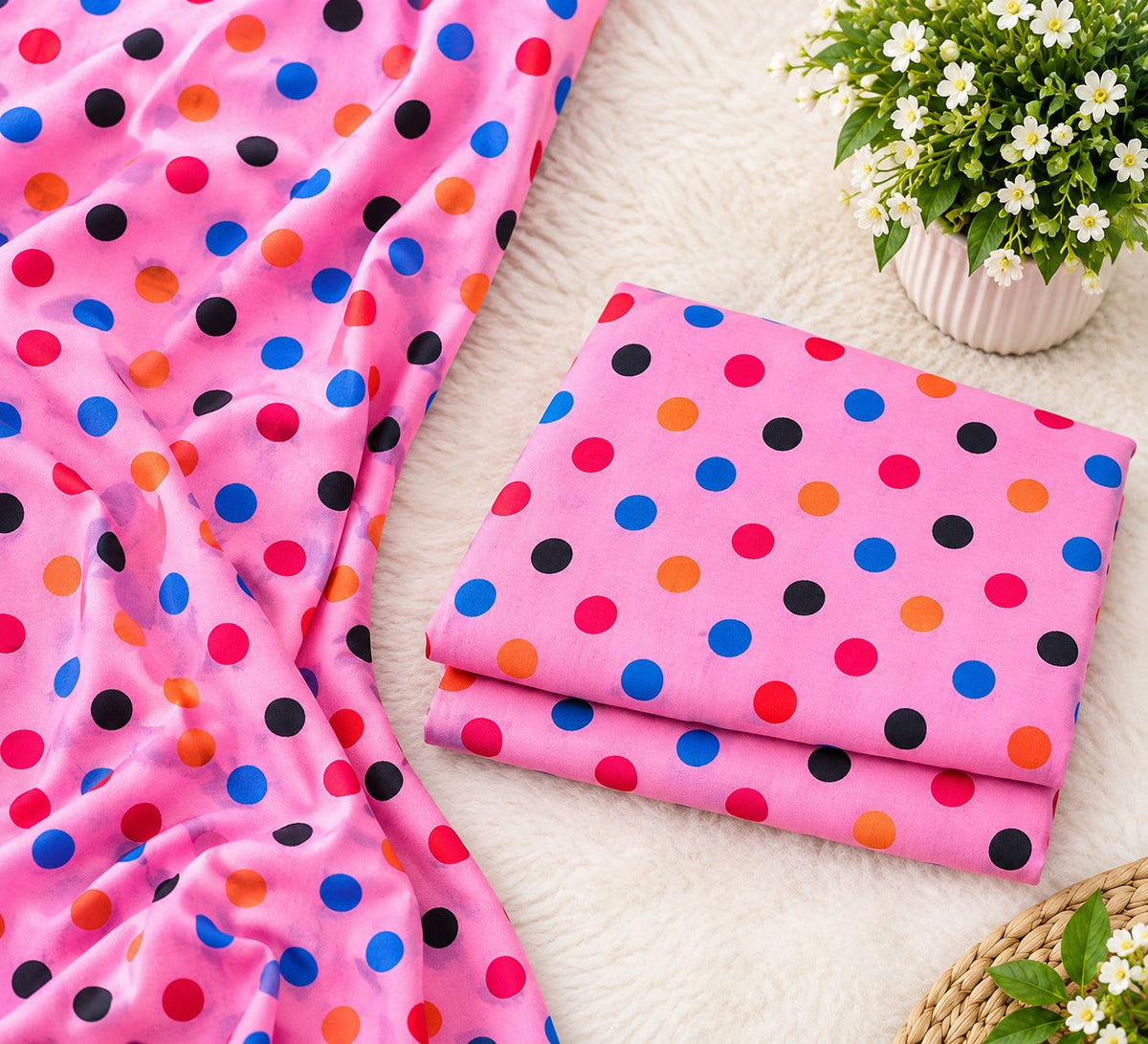 🌸FLORAL PRINTS – 2 PCS UNSTITCHED🌸