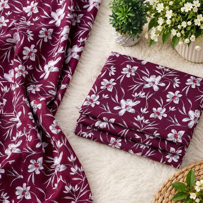 🌸FLORAL PRINTS – 2 PCS UNSTITCHED🌸
