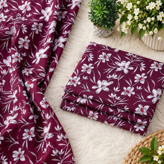 🌸FLORAL PRINTS – 2 PCS UNSTITCHED🌸