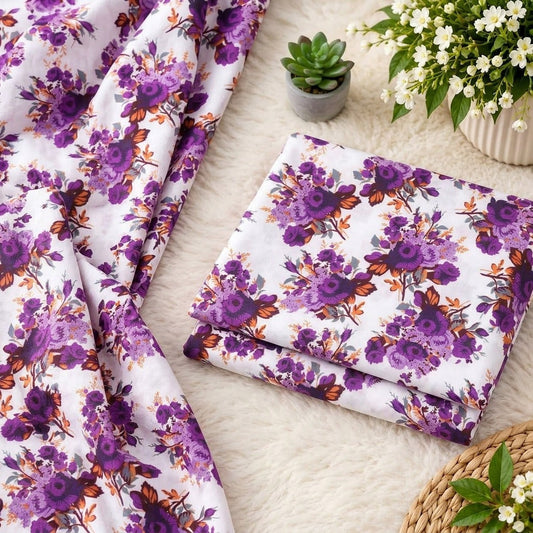 🌸FLORAL PRINTS – 2 PCS UNSTITCHED🌸