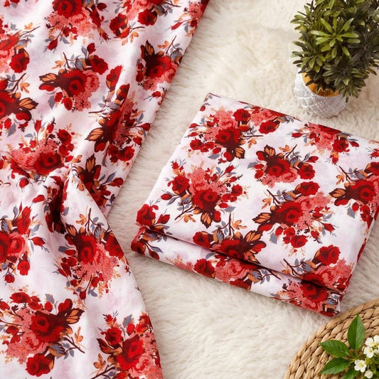 🌸FLORAL PRINTS – 2 PCS UNSTITCHED🌸