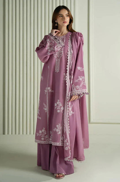 SIGNATURE LAWN EMBROIDERED 3PC SUIT