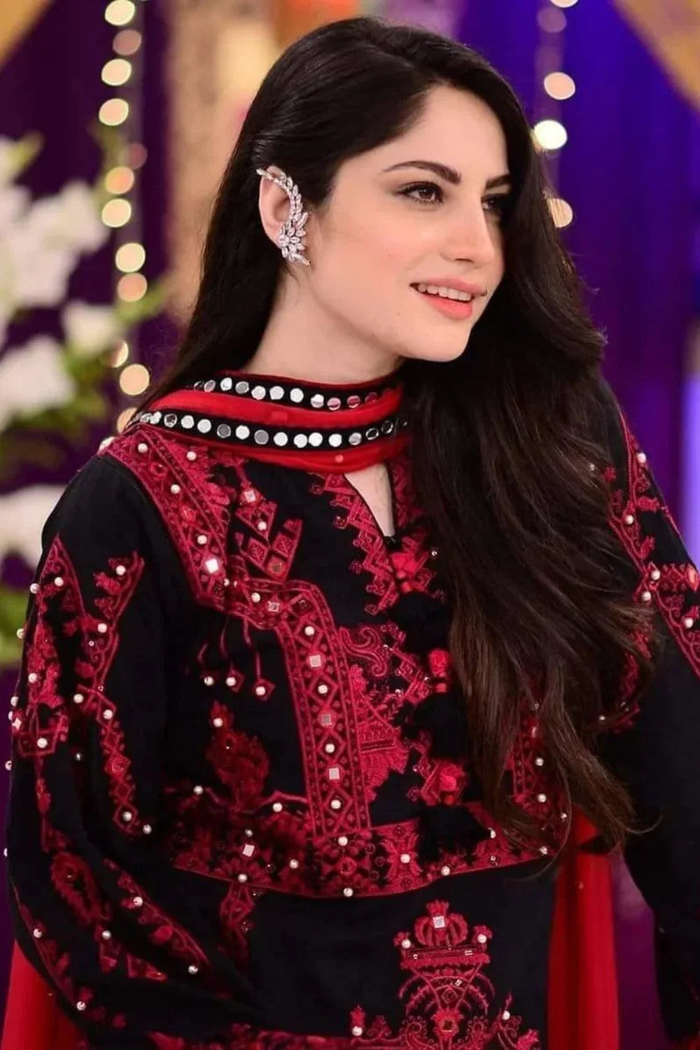 MAJESTIC EMBROIDERED 3PC LAWN SUIT