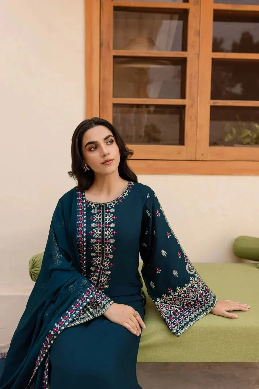 REGAL 3PC LAWN EMBROIDERED SUIT