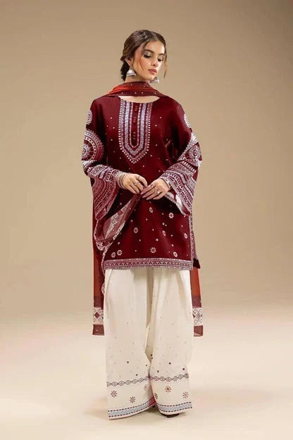 SUMMER ELEGANCE 3PC DIGITAL PRINT LAWN SUIT