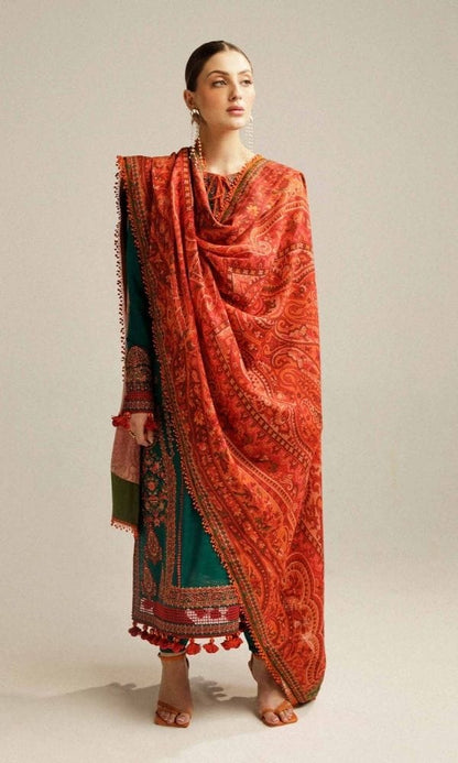 LUXURY LAWN 3PC EMBROIDERED SUIT