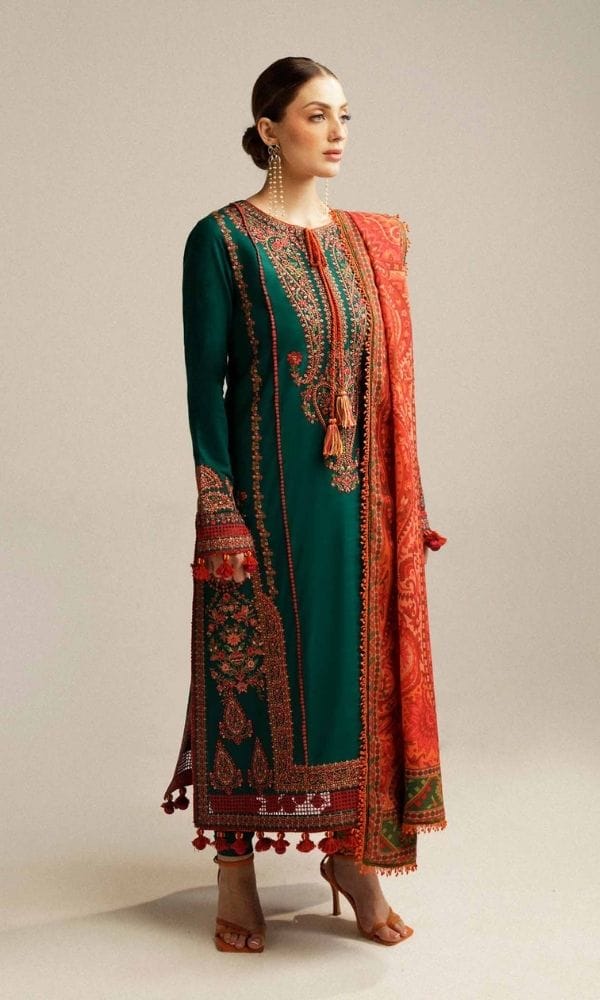 LUXURY LAWN 3PC EMBROIDERED SUIT