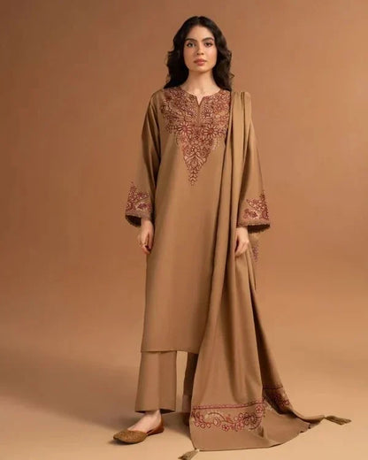 SUMMER ELEGANCE 3PC EMBROIDERED LAWN SUIT